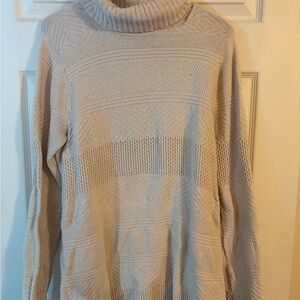 Cozy Beige Turtleneck Sweater